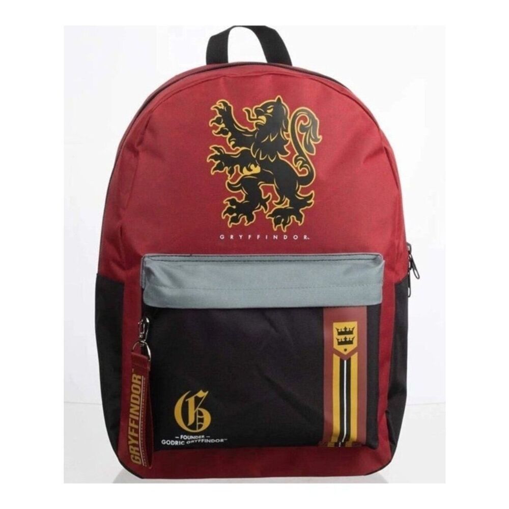 Harry Potter Gryffindor Hogwarts House Backpack Tech Sleeve Bioworld NWT